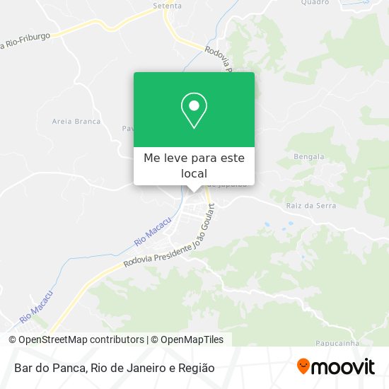 Bar do Panca mapa