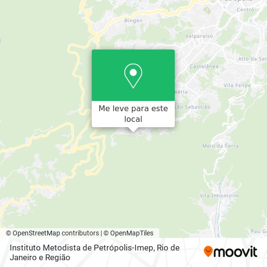 Instituto Metodista de Petrópolis-Imep mapa
