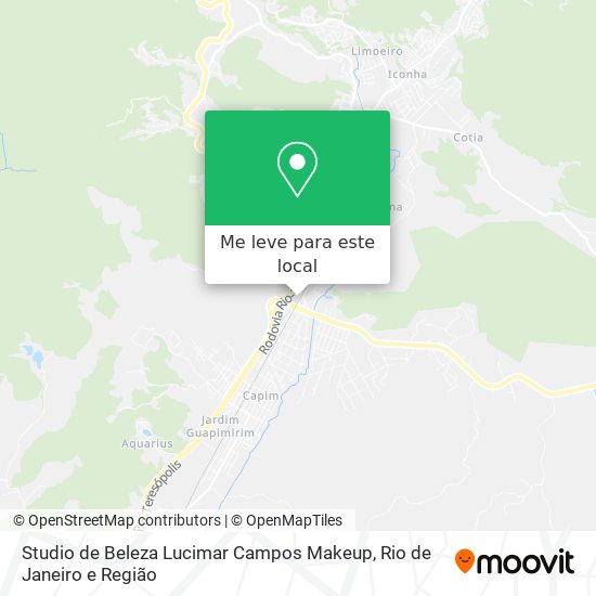 Studio de Beleza Lucimar Campos Makeup mapa