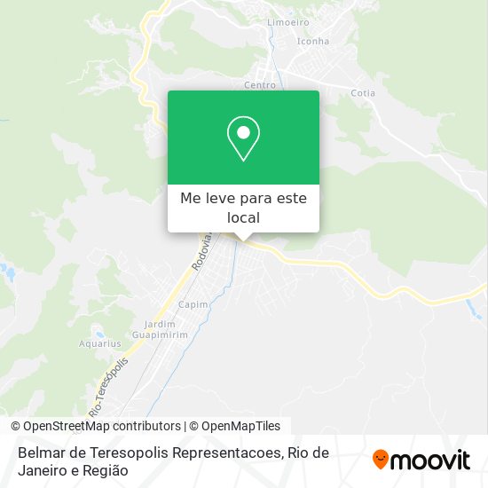 Belmar de Teresopolis Representacoes mapa