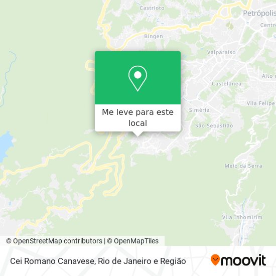 Cei Romano Canavese mapa