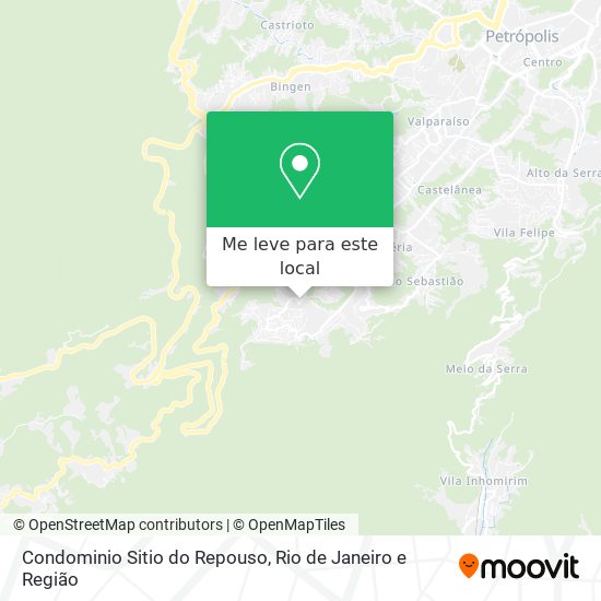 Condominio Sitio do Repouso mapa
