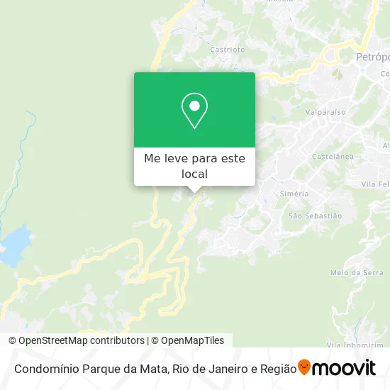 Condomínio Parque da Mata mapa