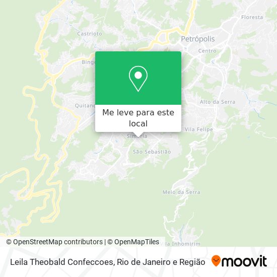 Leila Theobald Confeccoes mapa