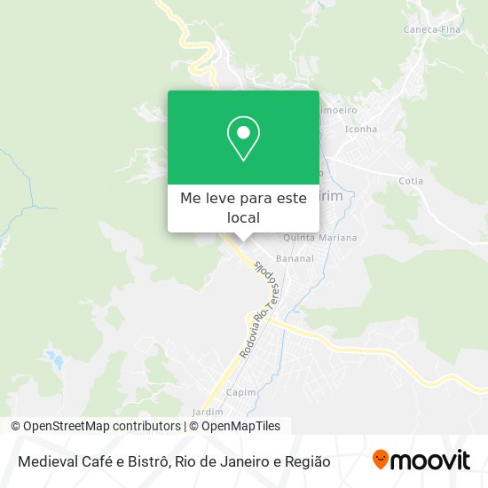 Medieval Café e Bistrô mapa