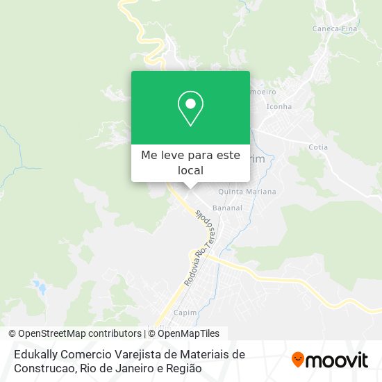 Edukally Comercio Varejista de Materiais de Construcao mapa