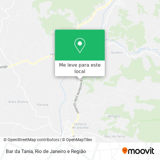 Bar da Tania mapa