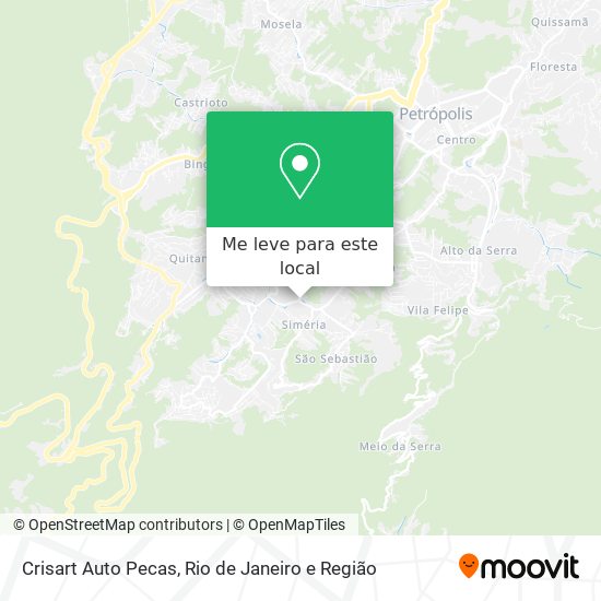Crisart Auto Pecas mapa