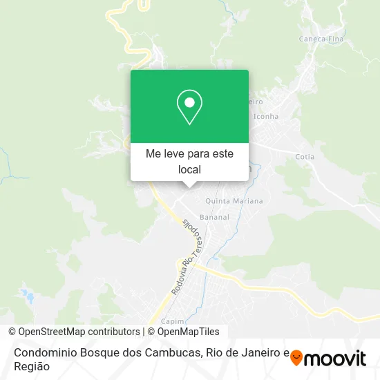 Condominio Bosque dos Cambucas mapa