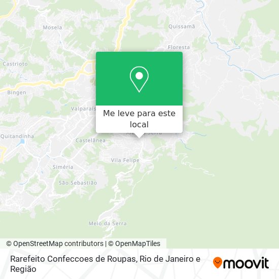 Rarefeito Confeccoes de Roupas mapa