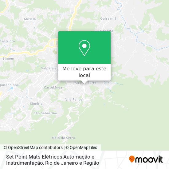 Set Point Mats Elétricos,Automação e Instrumentação mapa