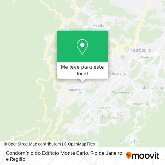 Condomínio do Edifício Monte Carlo mapa