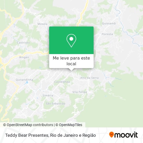 Teddy Bear Presentes mapa