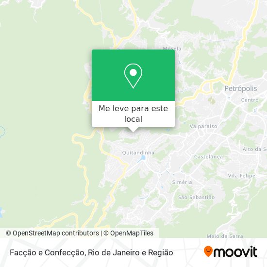 Facção e Confecção mapa