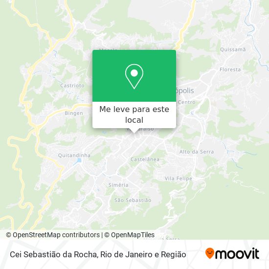 Cei Sebastião da Rocha mapa