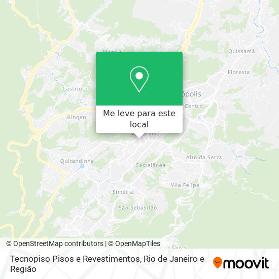 Tecnopiso Pisos e Revestimentos mapa