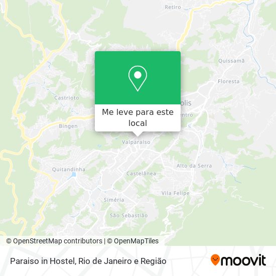 Paraiso in Hostel mapa