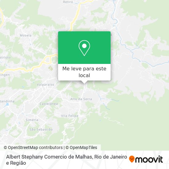 Albert Stephany Comercio de Malhas mapa