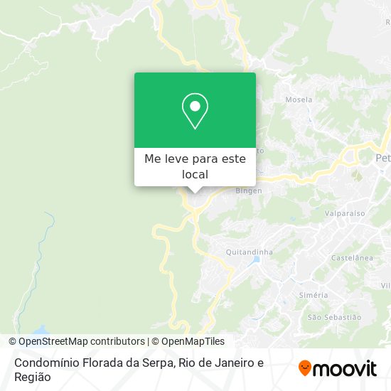 Condomínio Florada da Serpa mapa