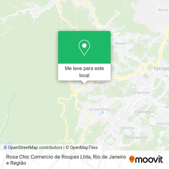 Rosa Chic Comercio de Roupas Ltda mapa