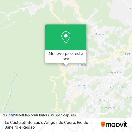 Le Castelett Bolsas e Artigos de Couro mapa