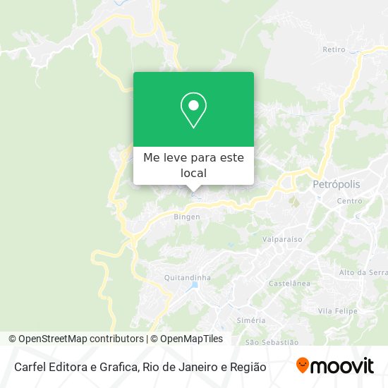 Carfel Editora e Grafica mapa
