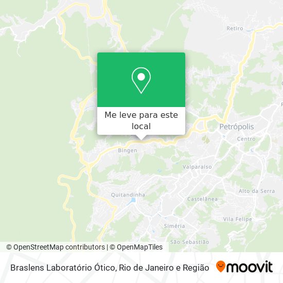 Braslens Laboratório Ótico mapa