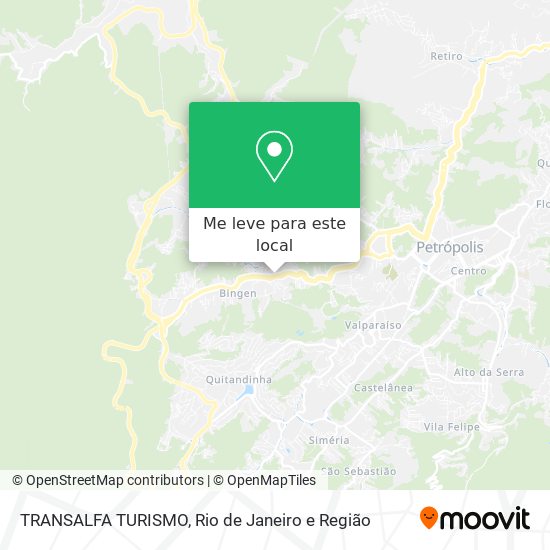 TRANSALFA TURISMO mapa