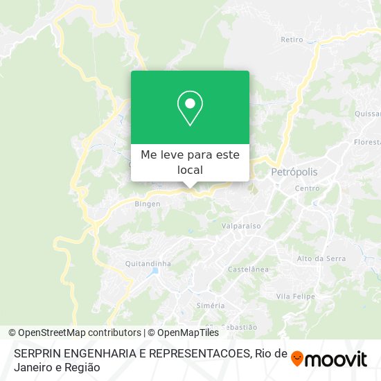 SERPRIN ENGENHARIA E REPRESENTACOES mapa