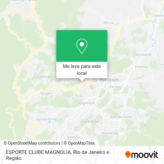 ESPORTE CLUBE MAGNOLIA mapa