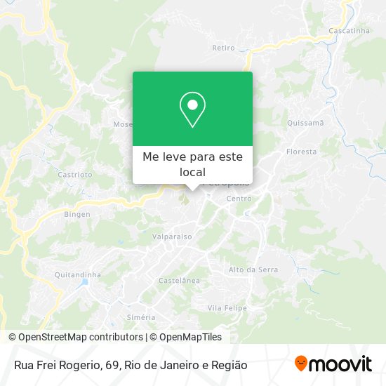 Rua Frei Rogerio, 69 mapa