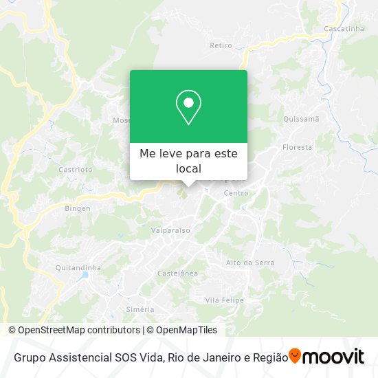 Grupo Assistencial SOS Vida mapa