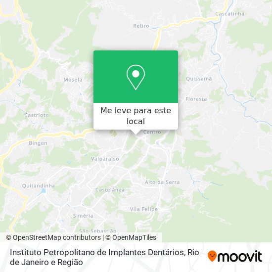 Instituto Petropolitano de Implantes Dentários mapa