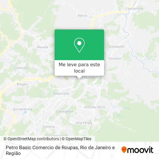 Petro Basic Comercio de Roupas mapa