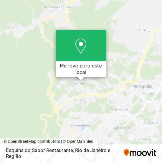 Esquina do Sabor Restaurante mapa