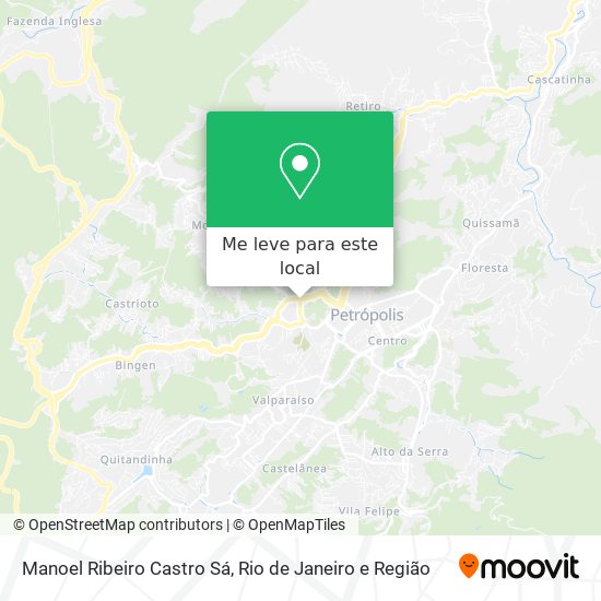 Manoel Ribeiro Castro Sá mapa