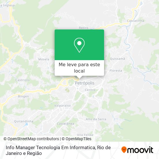 Info Manager Tecnologia Em Informatica mapa