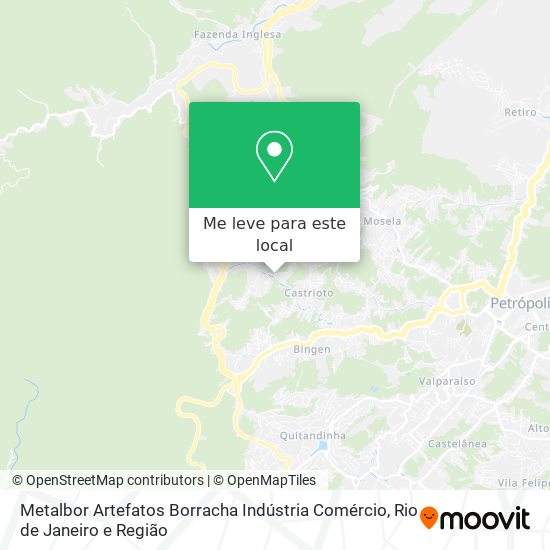 Metalbor Artefatos Borracha Indústria Comércio mapa