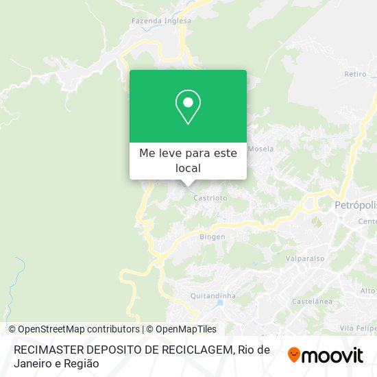 RECIMASTER DEPOSITO DE RECICLAGEM mapa