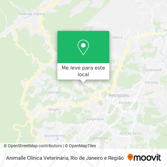 Animalle Clínica Veterinária mapa