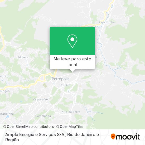 Ampla Energia e Serviços S/A. mapa