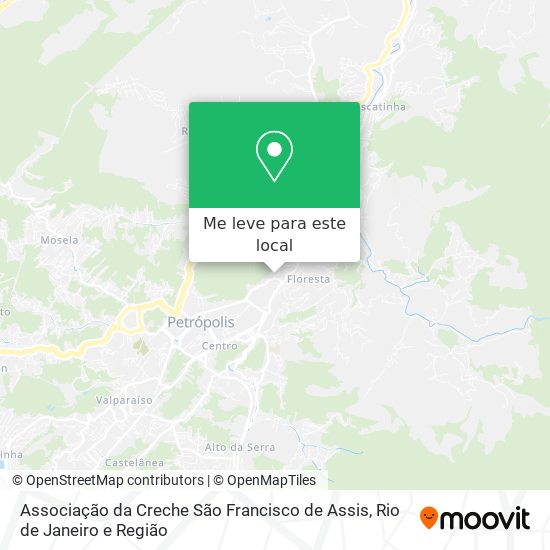 Associação da Creche São Francisco de Assis mapa