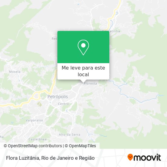 Flora Luzitânia mapa