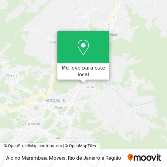 Alcino Marambaia Moveis mapa
