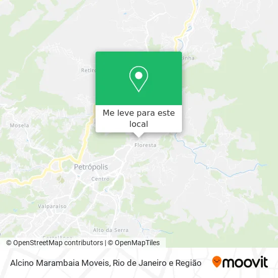 Alcino Marambaia Moveis mapa