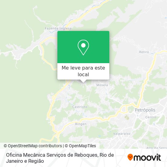 Oficina Mecânica Serviços de Reboques mapa