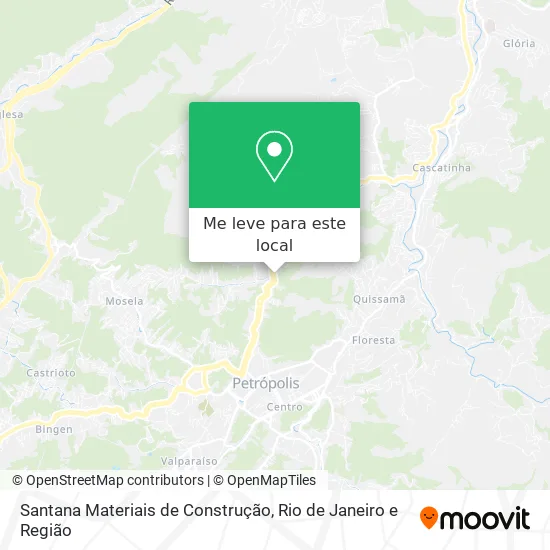 Santana Materiais de Construção mapa