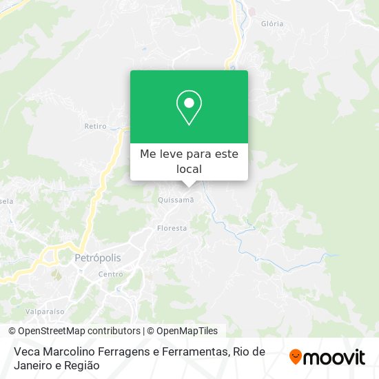 Veca Marcolino Ferragens e Ferramentas mapa