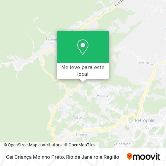 Cei Criança Moinho Preto mapa