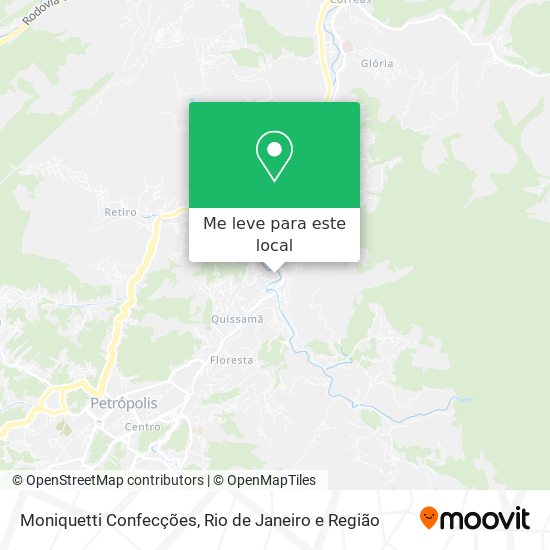 Moniquetti Confecções mapa